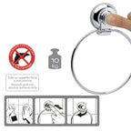 Porta asciugamani ad anello di Gedy serie Hot - Cromato