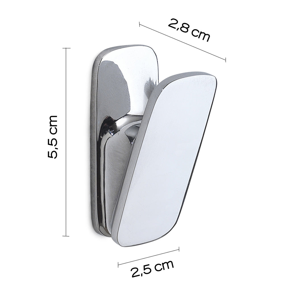 Appendiabiti in Cromall modello Oz di Gedy - Cromato