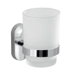 Portaspazzolini in Acciaio Inox Gedy serie Febo - Cromato