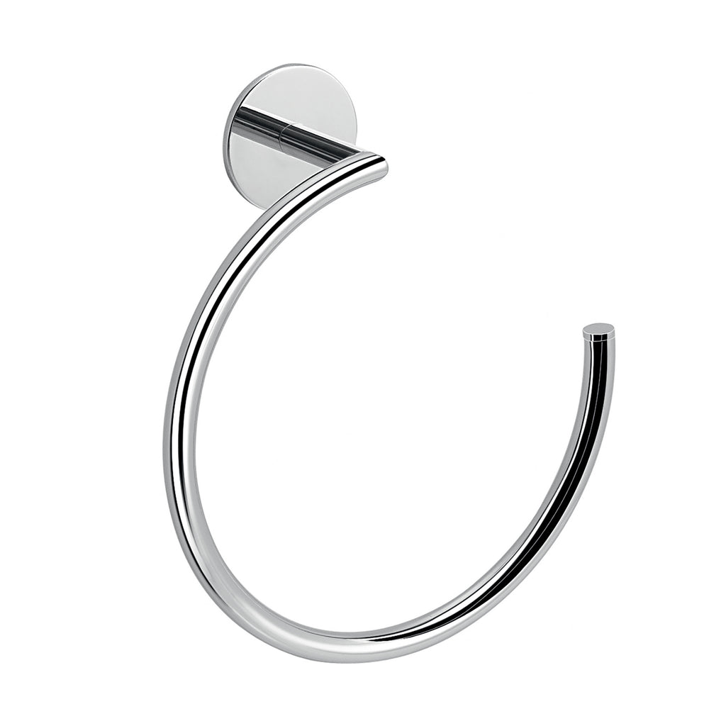 Portasalviette ad anello installazione a muro Gedy serie Gea - Cromato