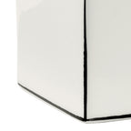 Portaspazzolini in ceramica Gedy serie Lucrezia - Bianco