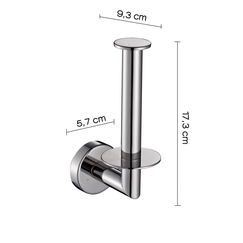 Portarotolo di riserva in Acciaio Inox AISI 304 Gedy serie Project - Lucido