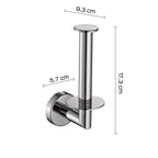 Portarotolo di riserva in Acciaio Inox AISI 304 Gedy serie Project - Lucido