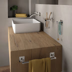 Porta asciugamani 35 cm in ottone e Cromall Wizard di Gedy - Cromato