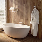 Portaoggetti doccia Rettangolare Outline in Acciaio Inox AISI 304 di Gedy - Bianco Matt