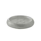 Portasapone da appoggio in ceramica Gedy modello Astrid - Argento