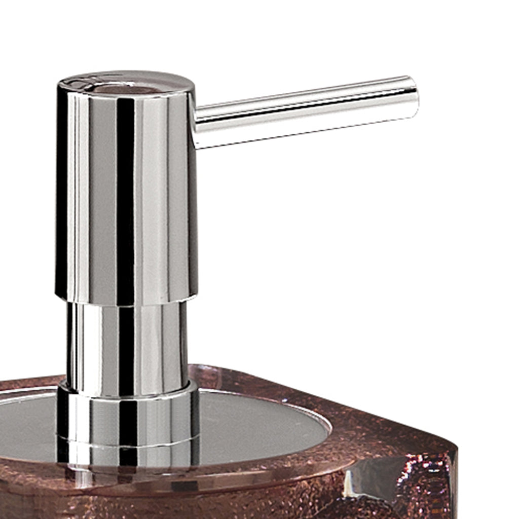 Dosasapone da appoggio Gedy serie Giulia - Marrone