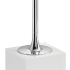 Scopino in resina e sabbia Gedy serie Sofia - Bianco