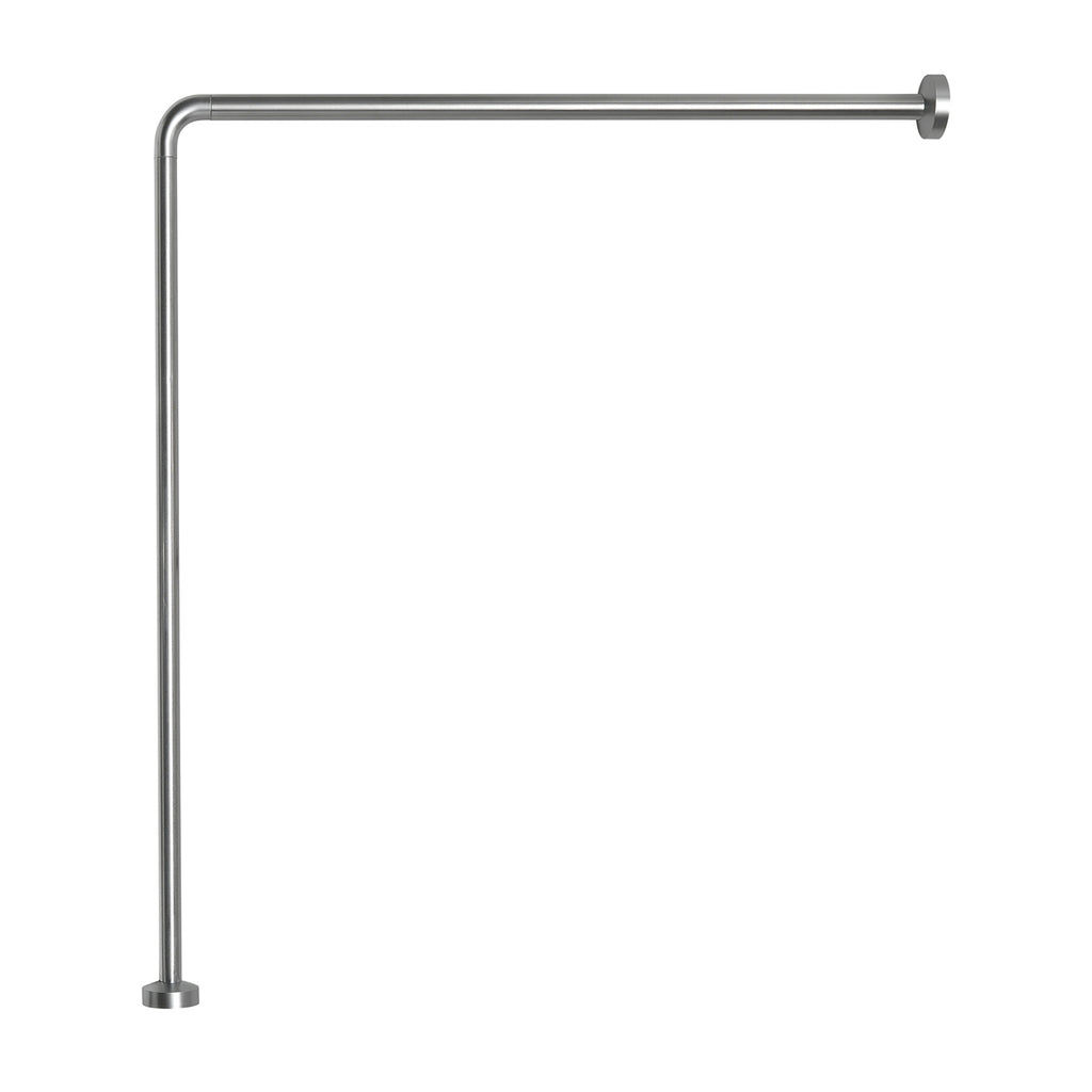 Asta doccia angolare 80x80 cm di Gedy - Alluminio Anodizzato