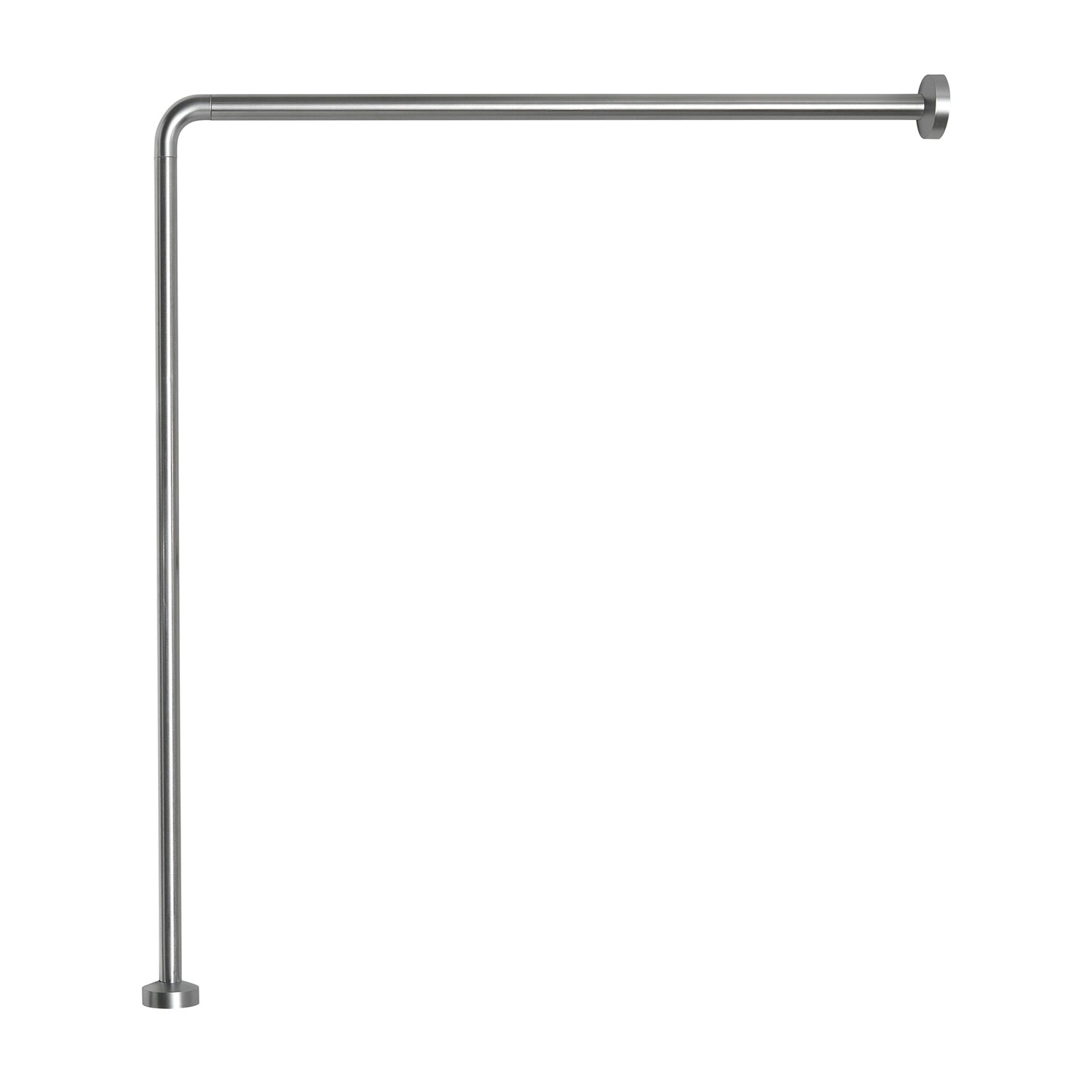 Asta doccia angolare 80x80 cm di Gedy - Alluminio Anodizzato