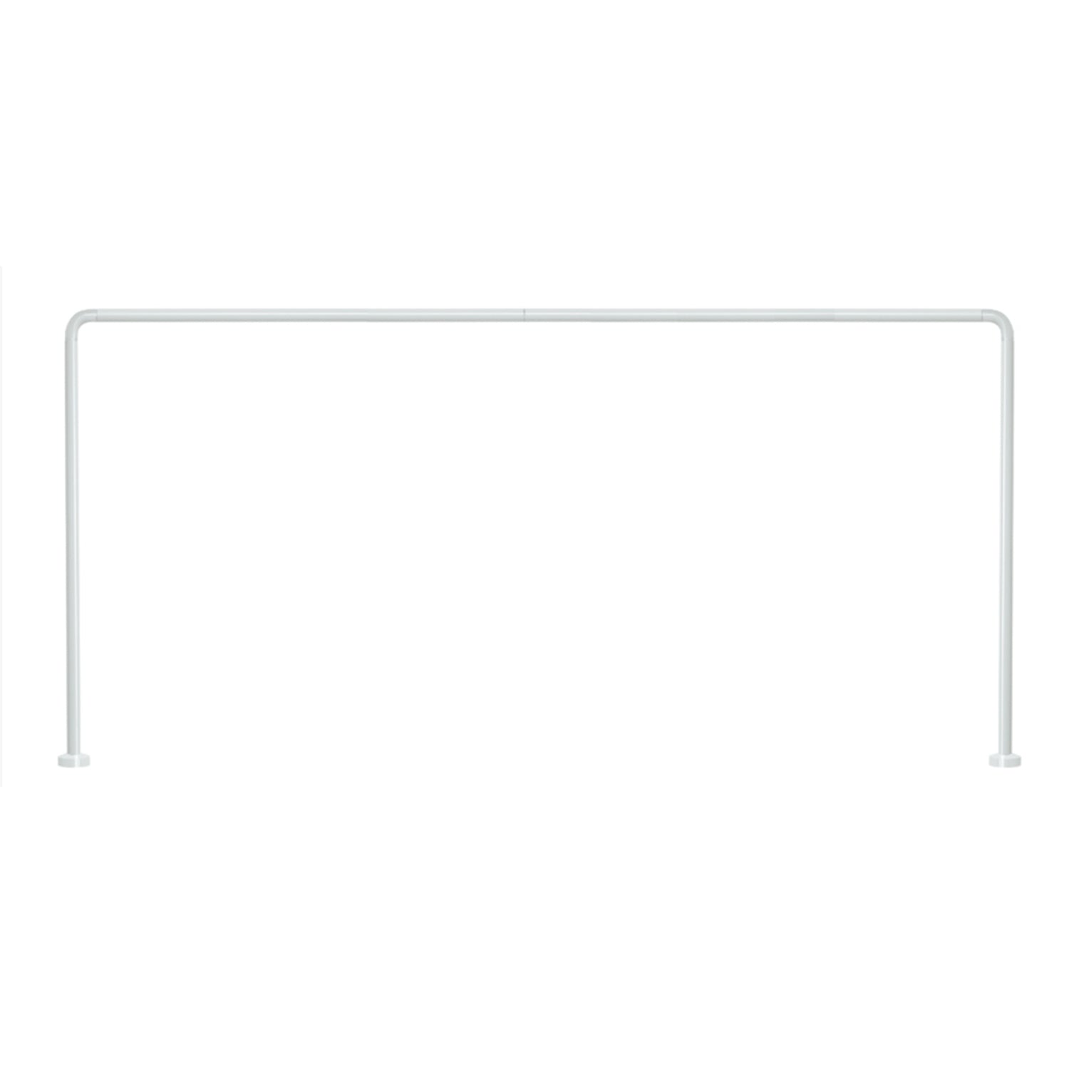 Asta doccia angolare in Alluminio 80x170x80 cm di Gedy - Bianco