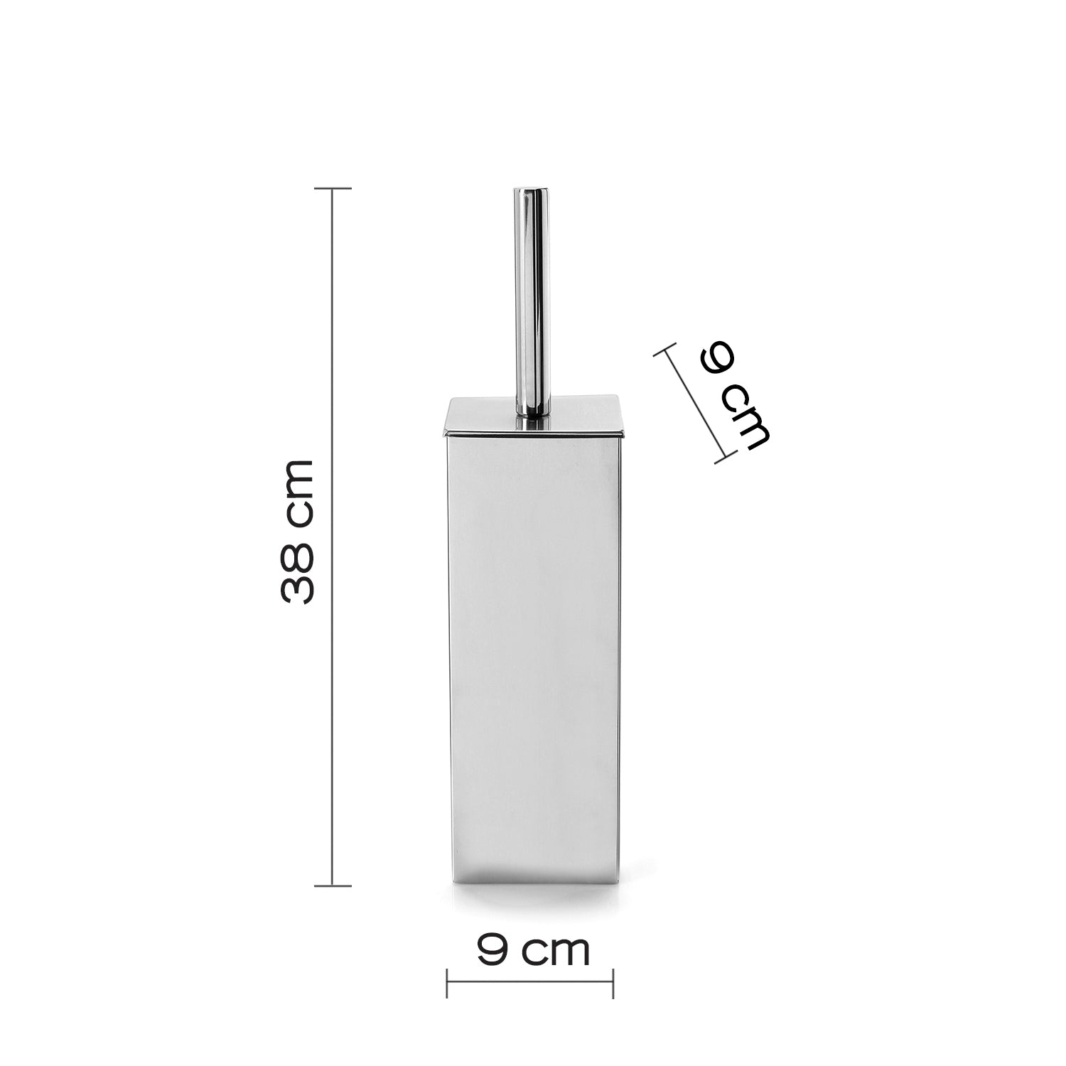 Scopino da appoggio in Acciaio Inox Gedy serie Nemesia - Lucido