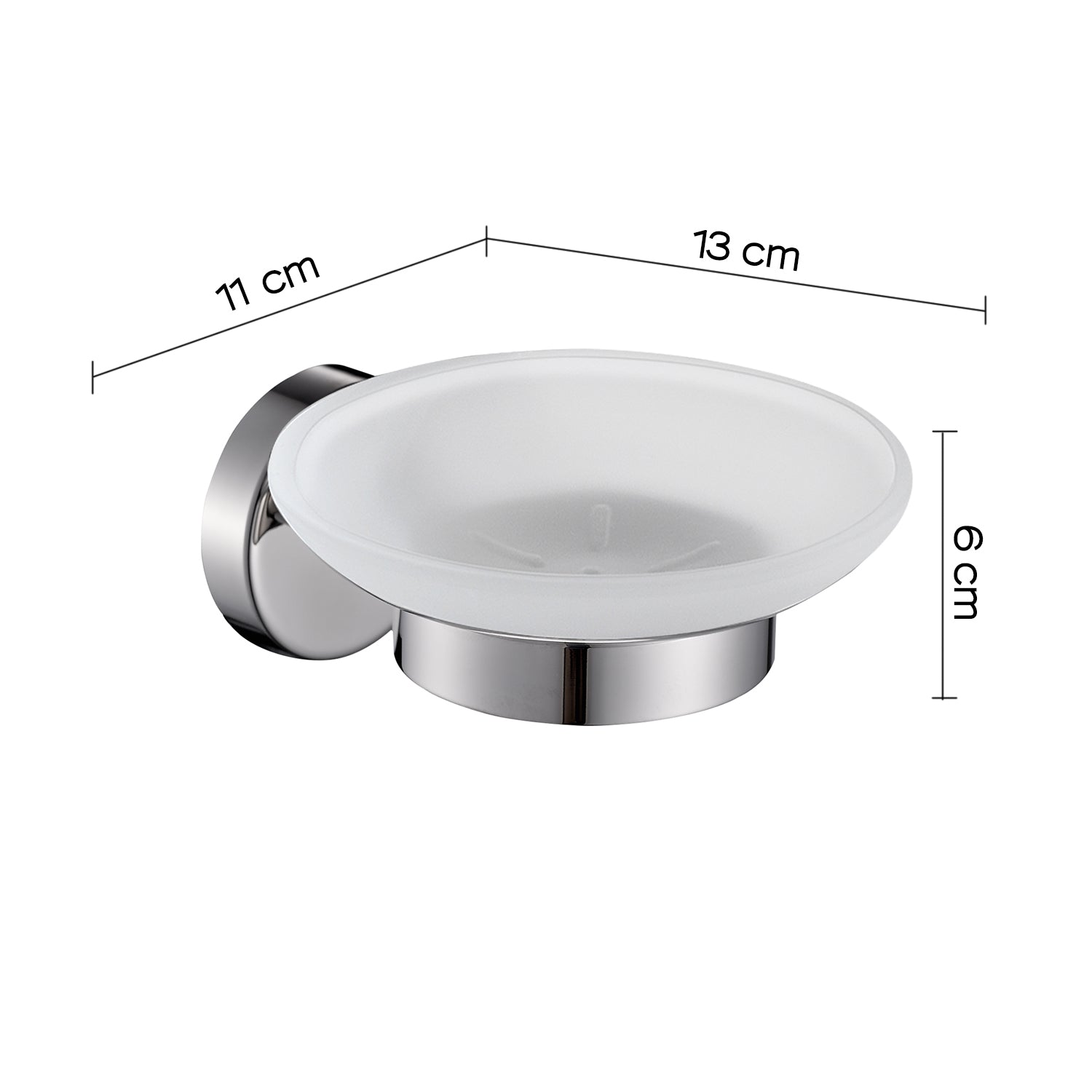 Portasapone in Acciaio Inox AISI 304 Gedy serie Project - Lucido