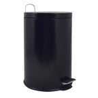 Pattumiera a pedale modello Unis da 20L in Acciaio - Nero opaco