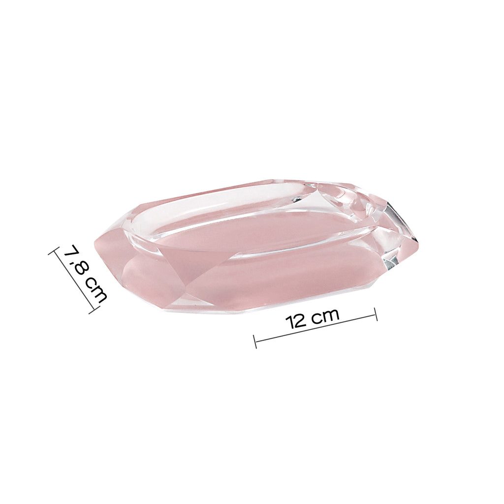 Portasapone Gedy serie Chanelle - Rosa