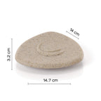 Portasapone in resina e sabbia Gedy serie Libra - Beige