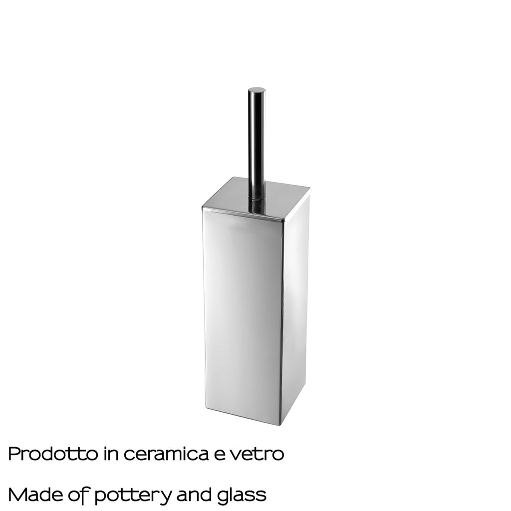 Scopino da appoggio in Acciaio Inox Gedy serie Nemesia - Lucido