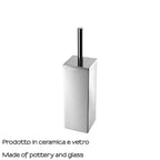 Scopino da appoggio in Acciaio Inox Gedy serie Nemesia - Lucido