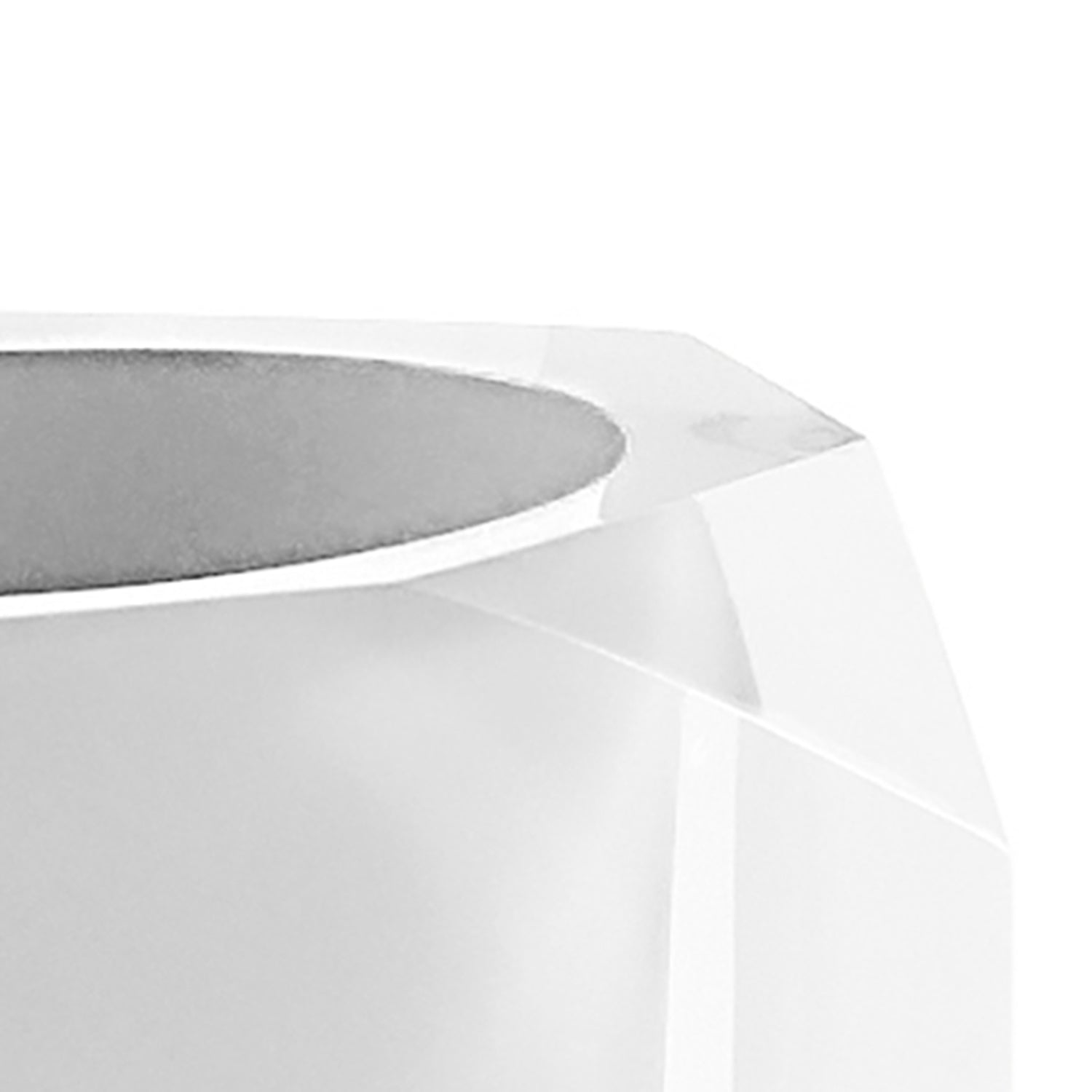 Portaspazzolini Gedy serie Chanelle - Bianco