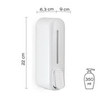 Distributore sapone/gel igienizzante di Gedy modello Mullet da 350 ml - Bianco