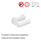 Porta carta igienica di Gedy serie Junior - Bianco