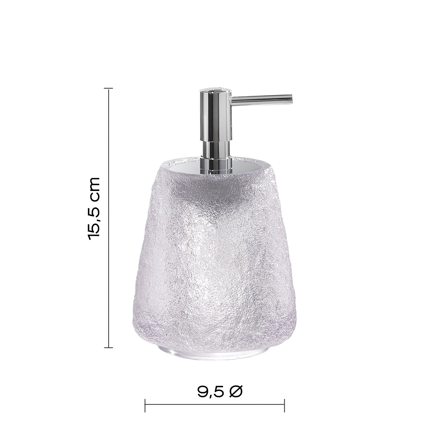 Dosasapone in resina Gedy serie Irina - Bianco