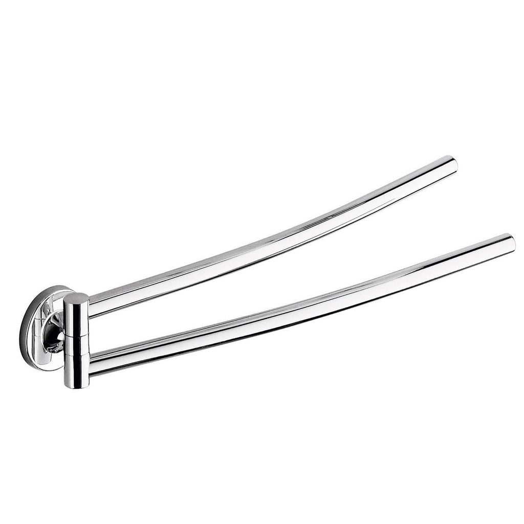 Portasalviette a snodo a muro Vermont Pro di Gedy - Cromato