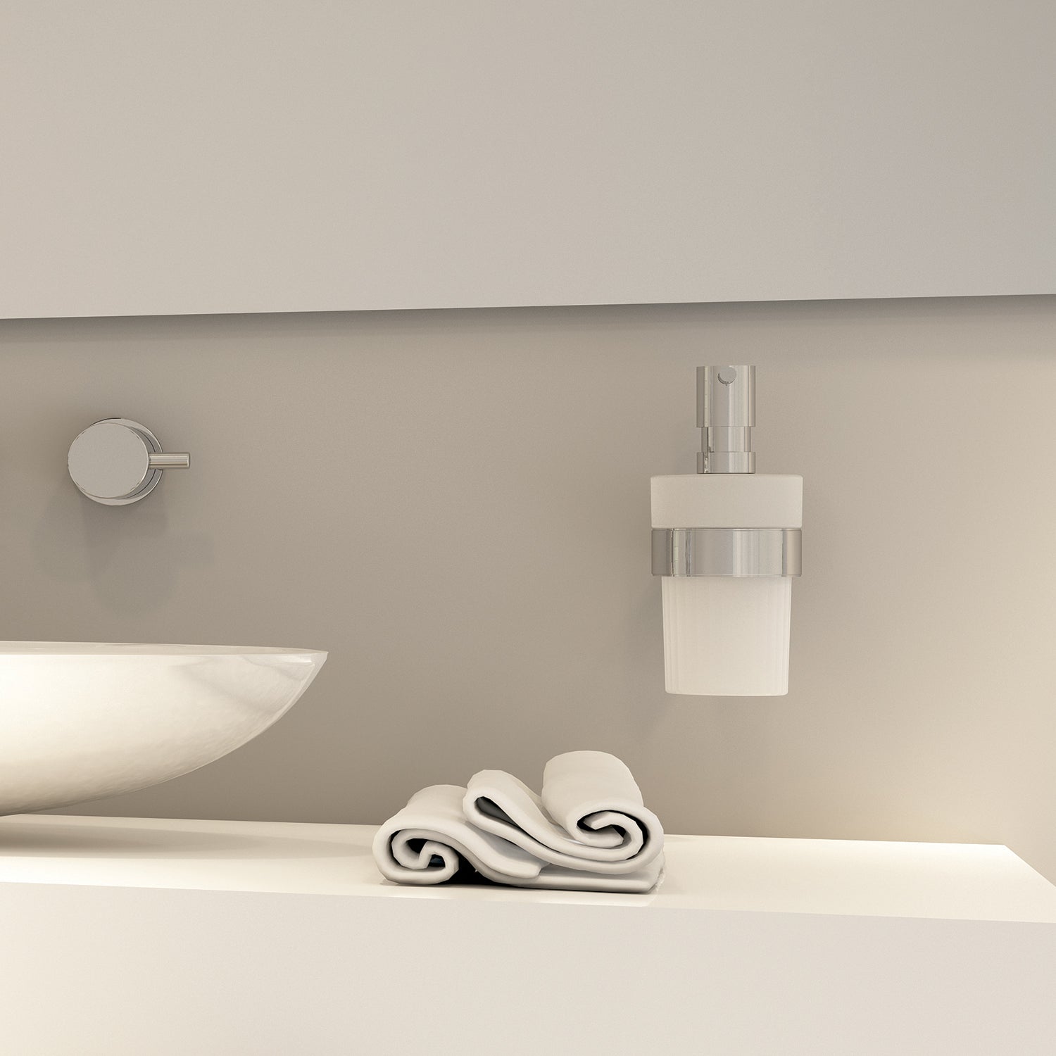 Dosasapone in ottone e Cromall con erogatore in acciaio inox AISI 304 Gedy serie Canarie - Cromato