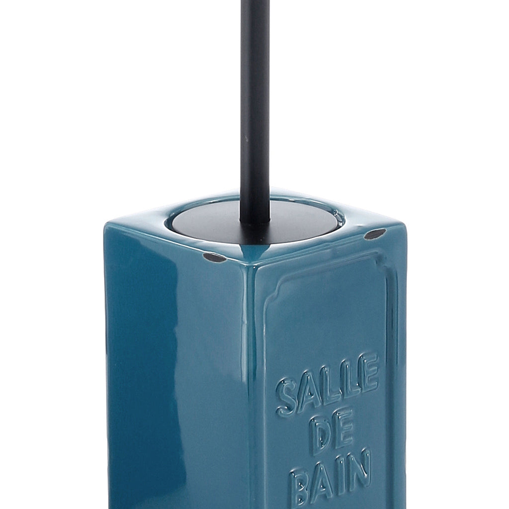 Scopino con ciuffo in setole di Gedy serie Vivienne - Blu