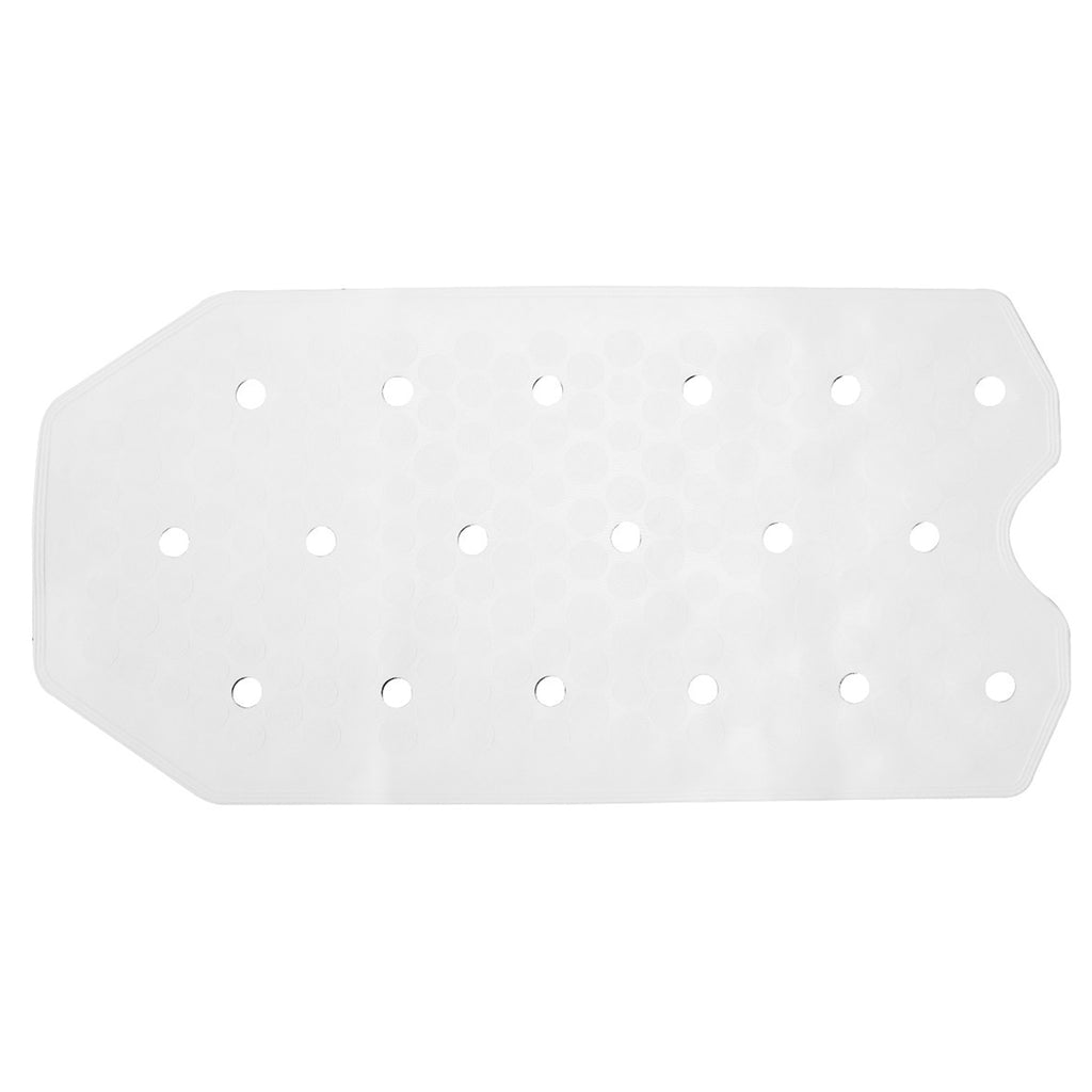 Tappeto antiscivolo vasca 72x36 cm in gomma di Gedy - Bianco