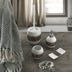 Portaspazzolini in ceramica Gedy serie Alexia - Bianco