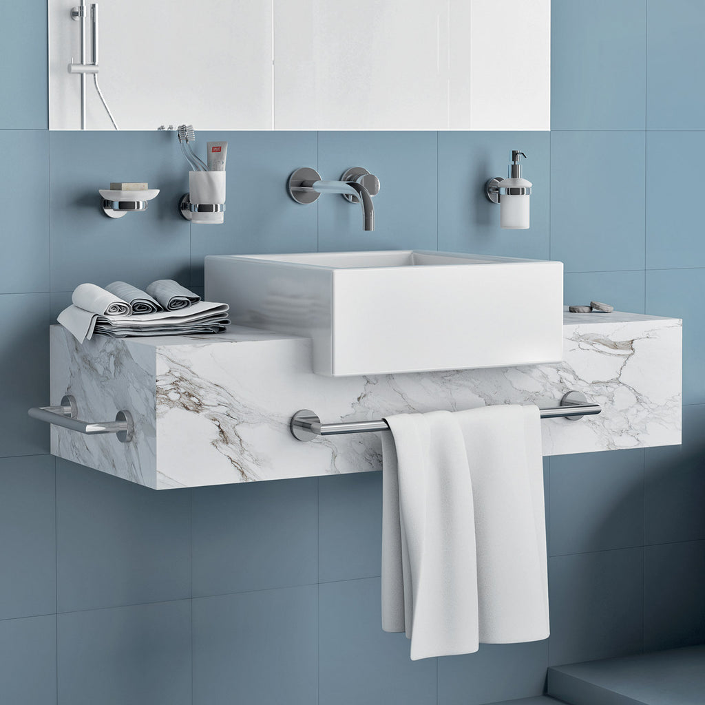 Portasapone in Acciaio Inox AISI 304 Gedy serie Project - Lucido