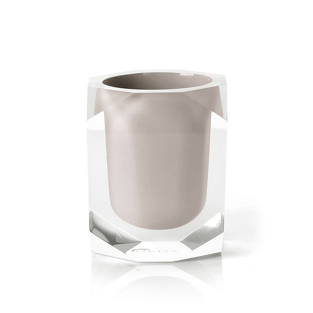 Portaspazzolini Gedy serie Chanelle - Tortora chiaro