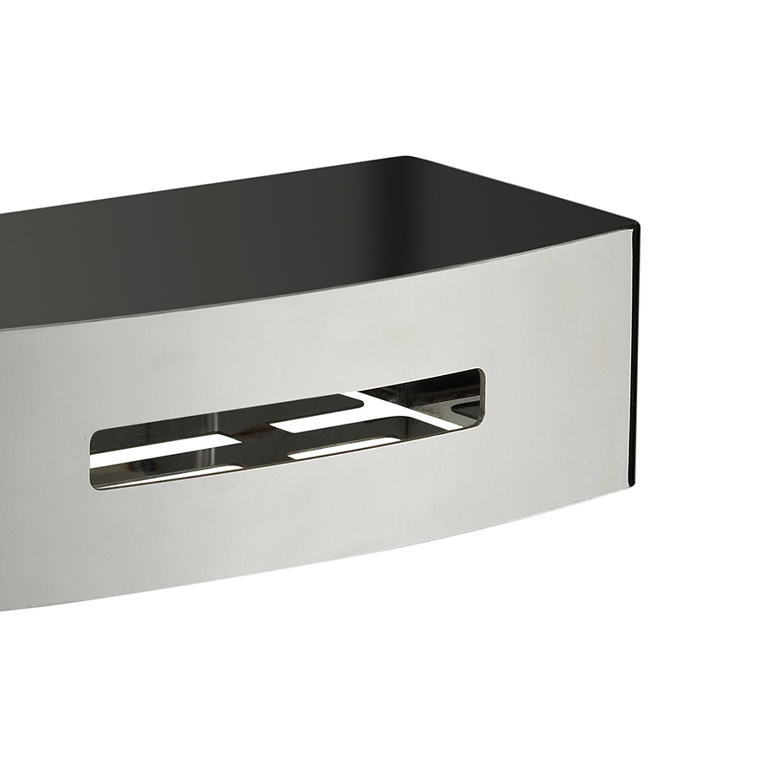 Portaoggetti rettangolare doccia modello Poseidon di Gedy in Acciaio Inox - Lucido