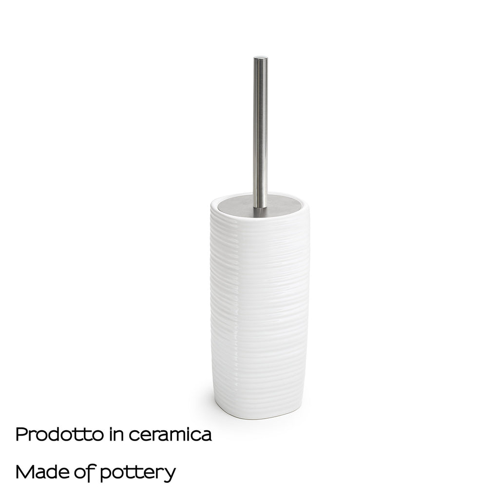 Scopino in ceramica Gedy serie Kelly - Bianco