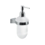 Dispenser sapone a parete con erogatore in plastica Gedy serie Tonale - Cromato