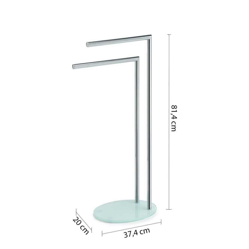 Piantana porta asciugamani modello Golia di Gedy - Cromato