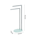 Piantana porta asciugamani modello Golia di Gedy - Cromato