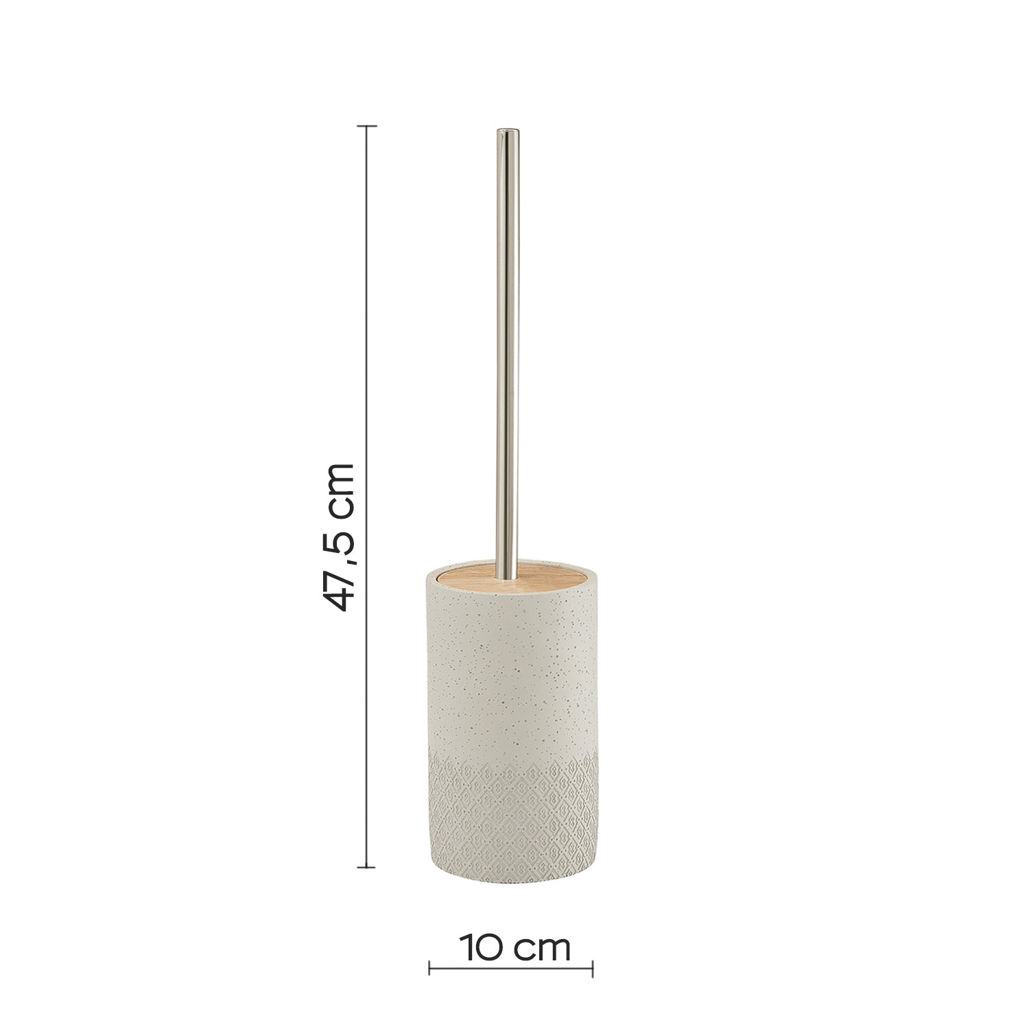 Scopino in cemento e bambÃ¹ Gedy serie Afrodite - Grigio