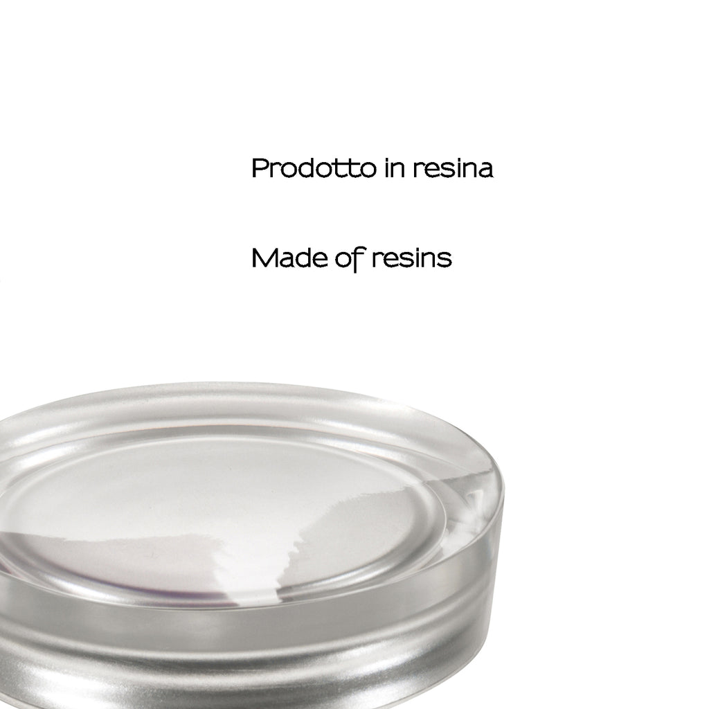 Portasapone da appoggio Gedy serie Vega - Argento