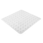 Tappeto antiscivolo doccia 53x53 modello Solid di Gedy - Trasparente