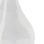 Scopino wc in ceramica con ciuffo in setole Gedy modello Azalea - Bianco