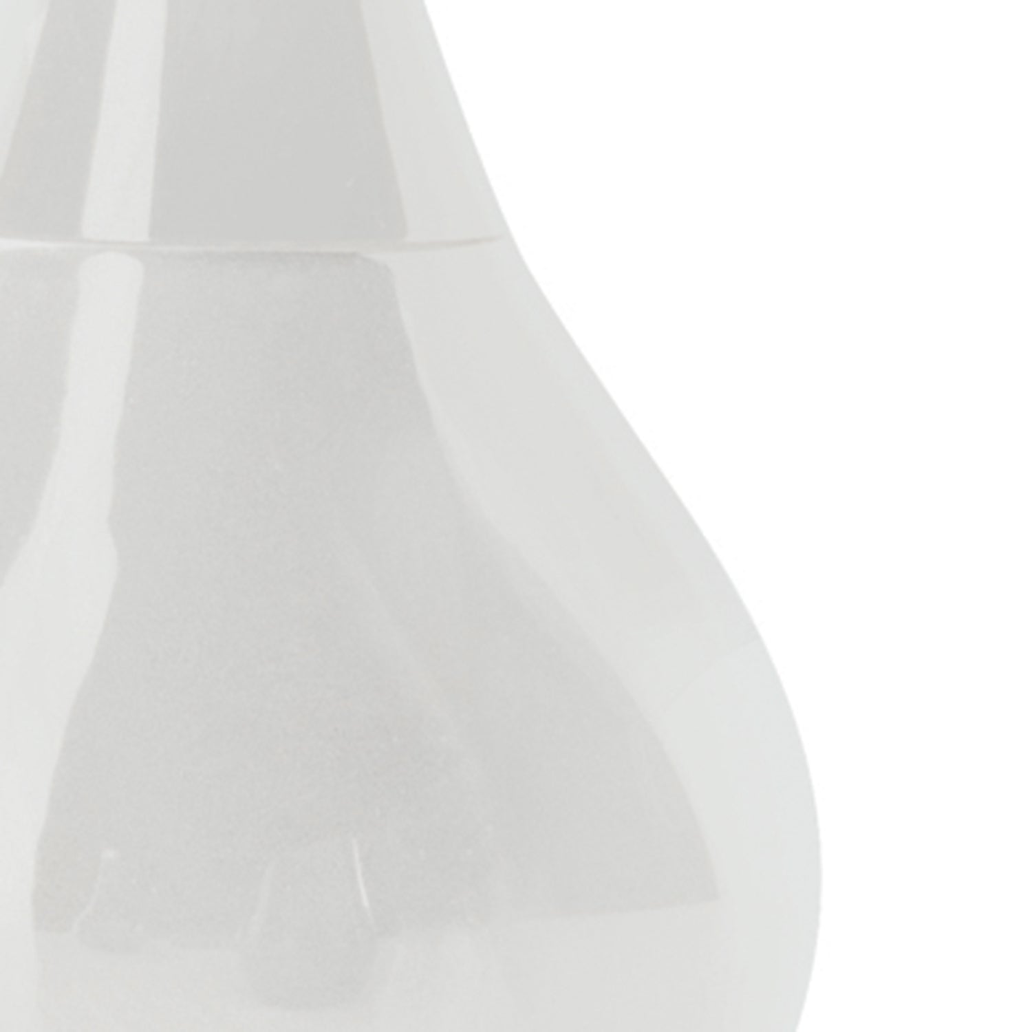 Scopino wc in ceramica con ciuffo in setole Gedy modello Azalea - Bianco