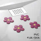 Tappeto antiscivolo doccia e vasca mini Daisy di Gedy - Rosa