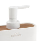 Dispenser sapone da appoggio con erogatore Gedy modello Ninfea - Bianco Matt