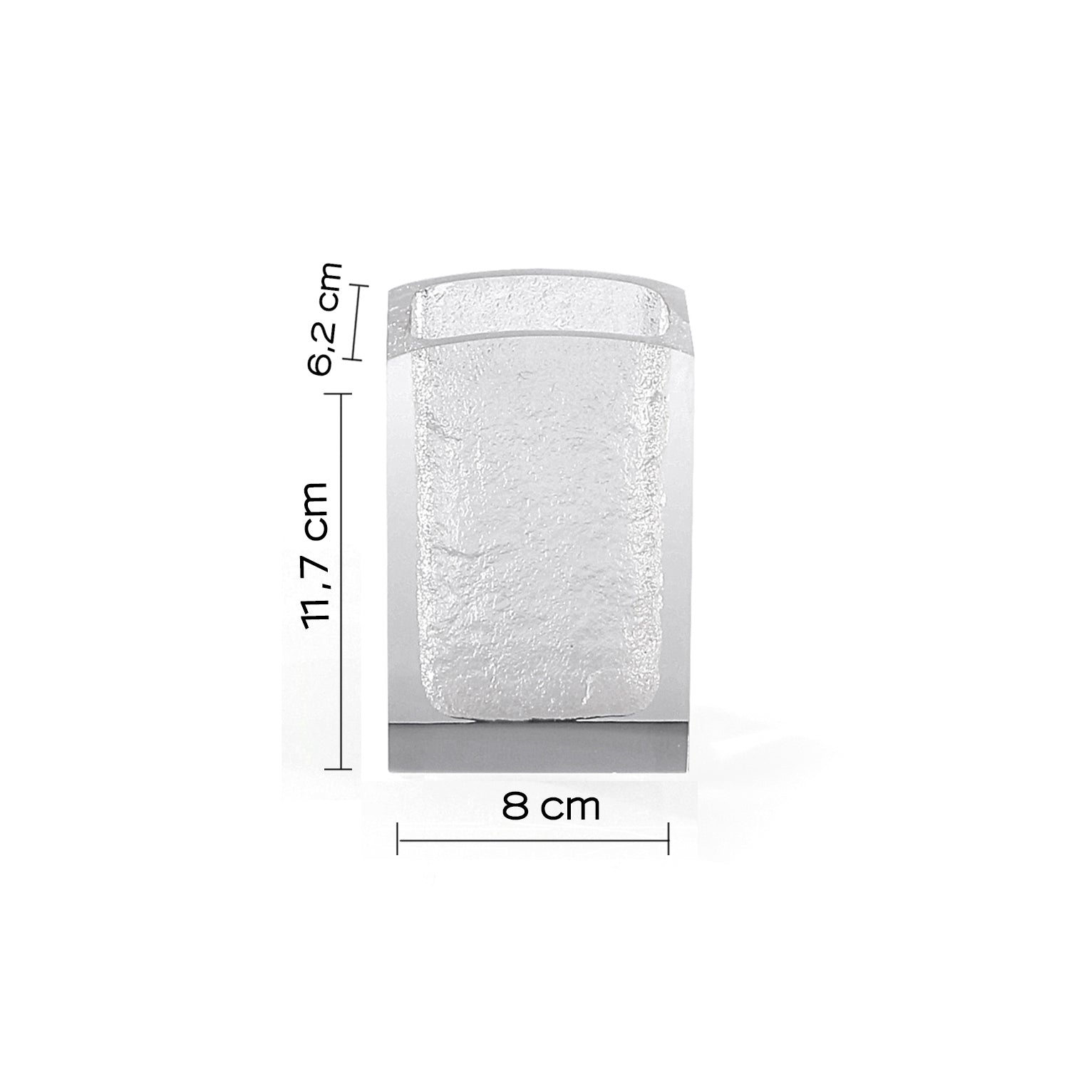 Portaspazzolini da appoggio Gedy modello Antares - Bianco