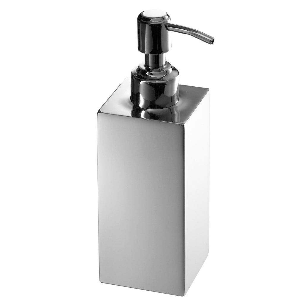 Dispenser sapone in Acciaio Inox Gedy serie Nemesia - Lucido