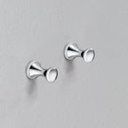 Appendiabiti 2 pezzi  separati modello Ciclope in cromo