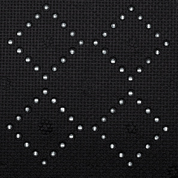 Cuscino da bagno per vasca in PVC modello Alaska colore nero