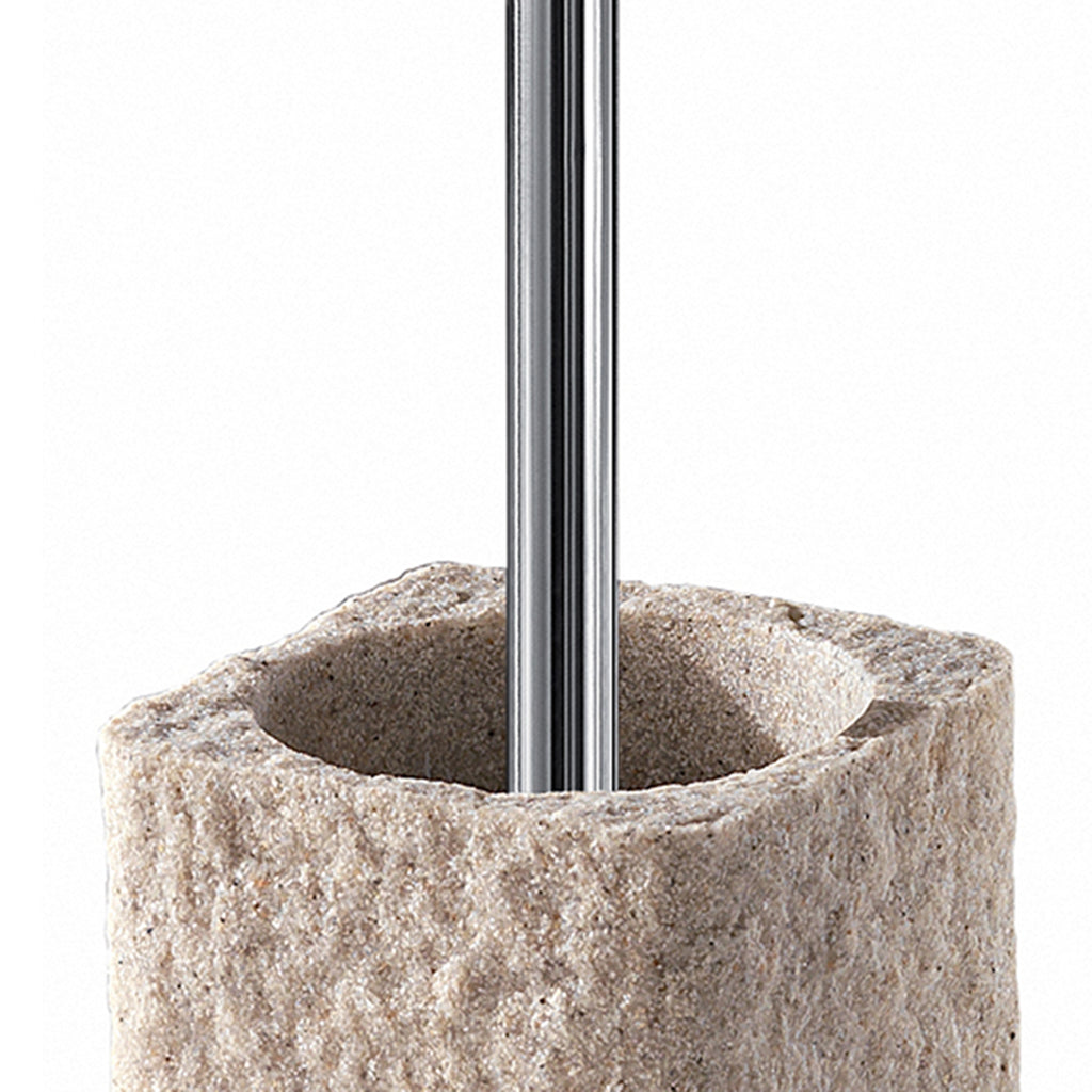 Scopino da appoggio con ciuffo in setole Gedy modello Aries - Beige